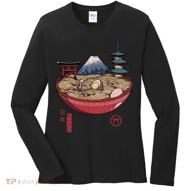 The Great Ramen Wave Women's Long Sleeve Shirt