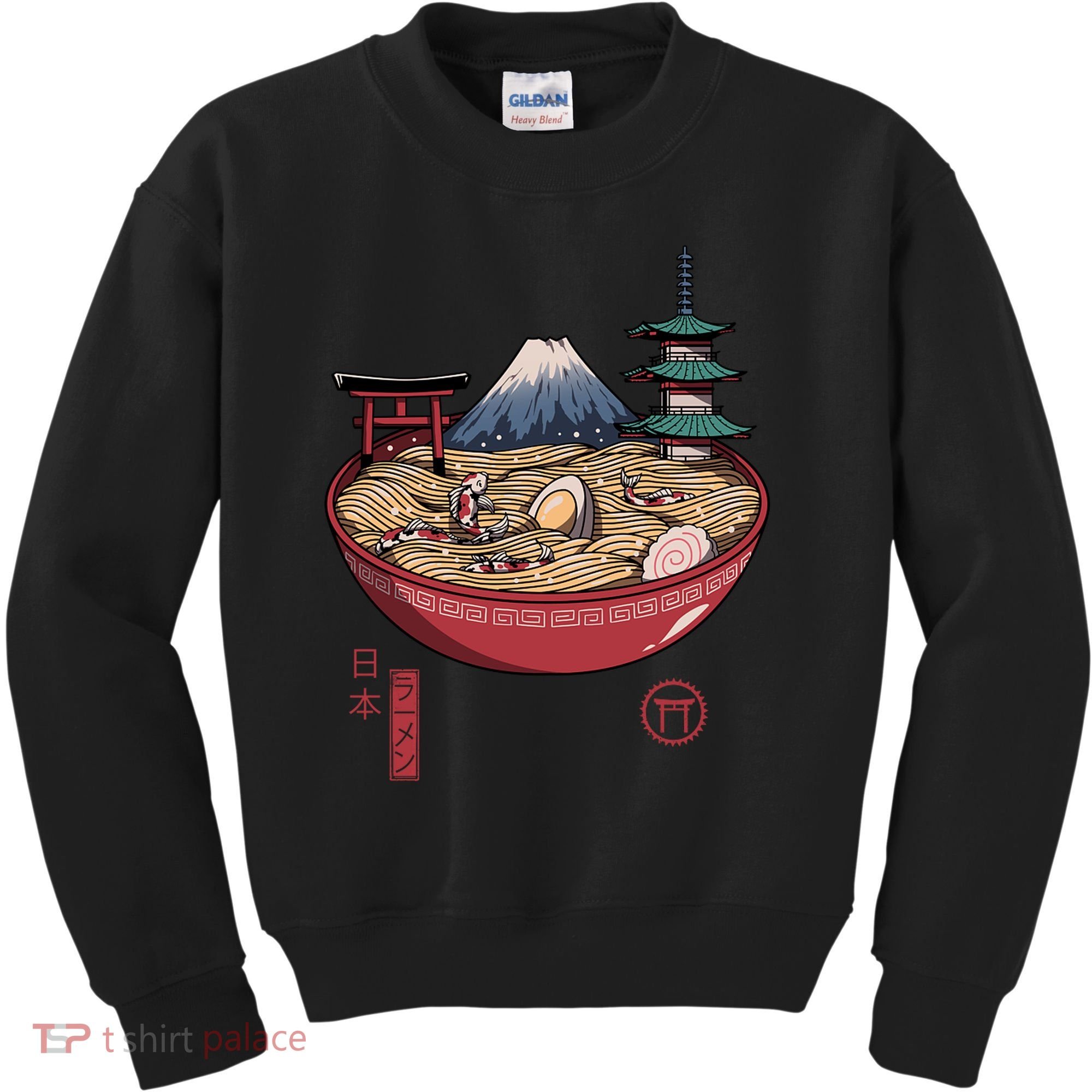 The Great Ramen Wave Kids Sweatshirt