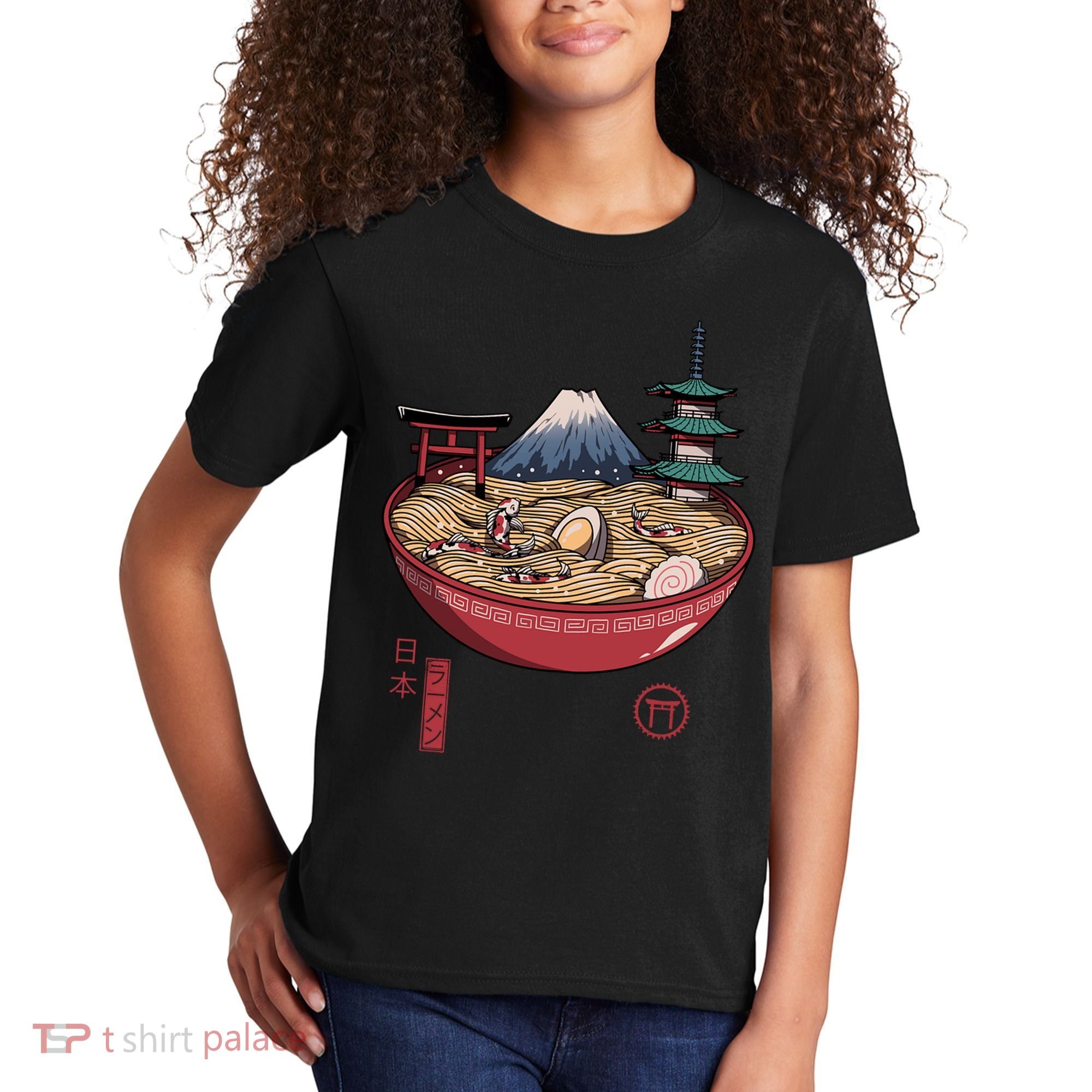 The Great Ramen Wave Kids T-Shirt
