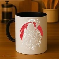 The Grim Reaper Skeleton Skull Death Scythe Grunge Horror Coffee Mug thumb 4