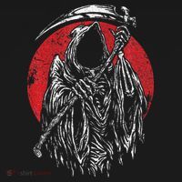 The Grim Reaper Skeleton Skull Death Scythe Grunge Horror Women's Hoodie thumb 2