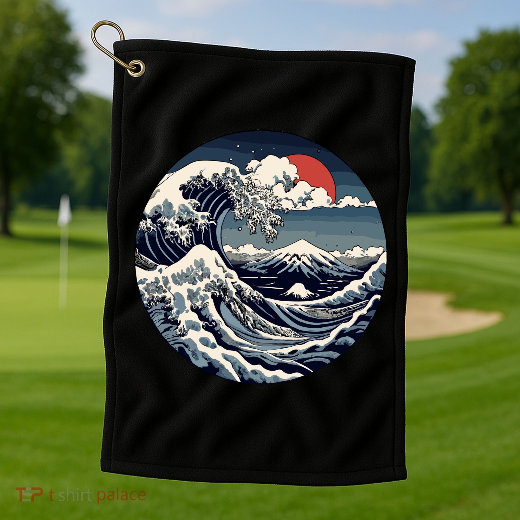 The Great Retro Wave Golf Towel