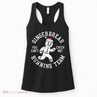 Trendy Gingerbread Running Team Christmas Humor Women's Tank Top thumb 0