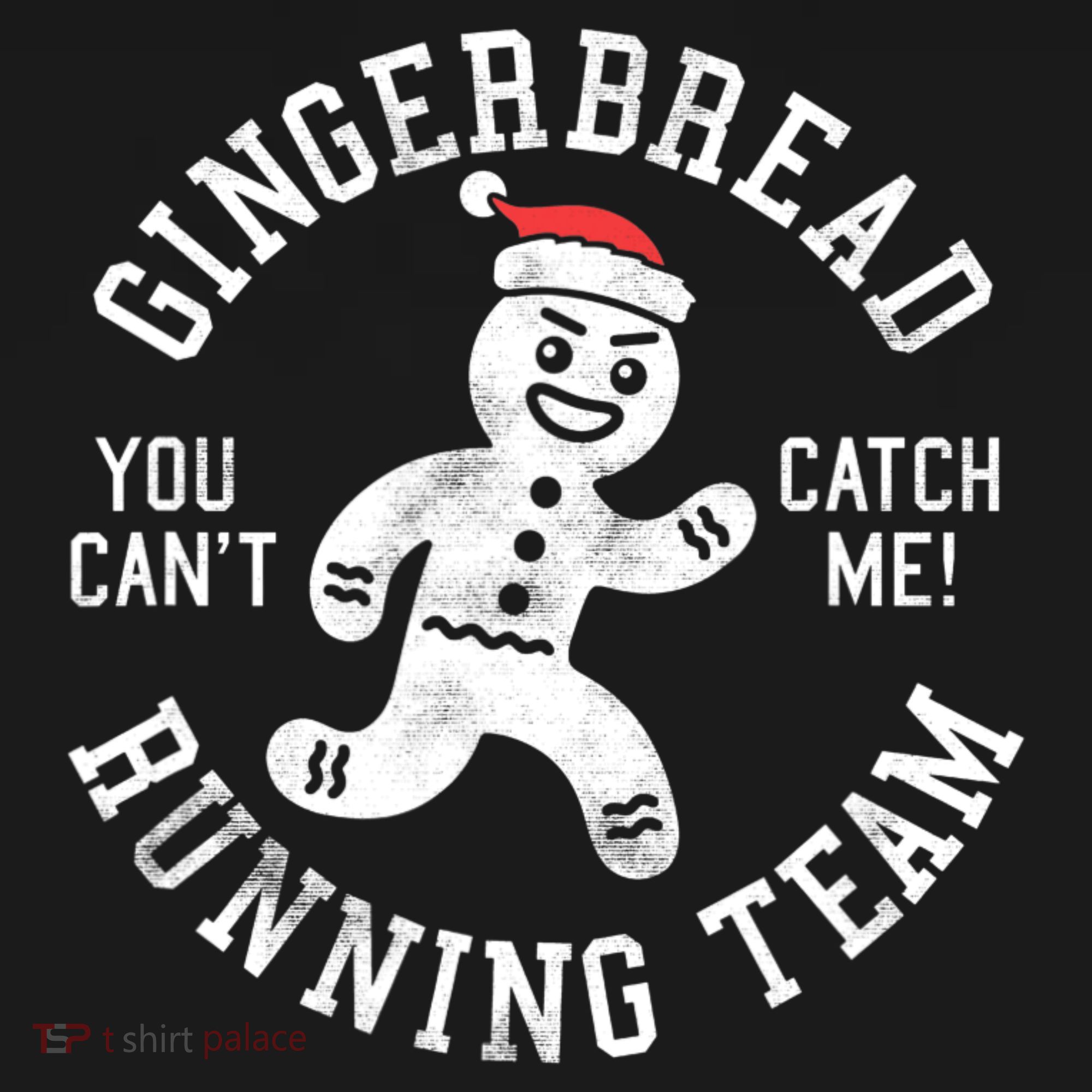 Trendy Gingerbread Running Team Christmas Humor Women's Tank Top