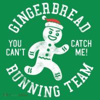 Trendy Gingerbread Running Team Christmas Humor Toddler T-Shirt thumb 4