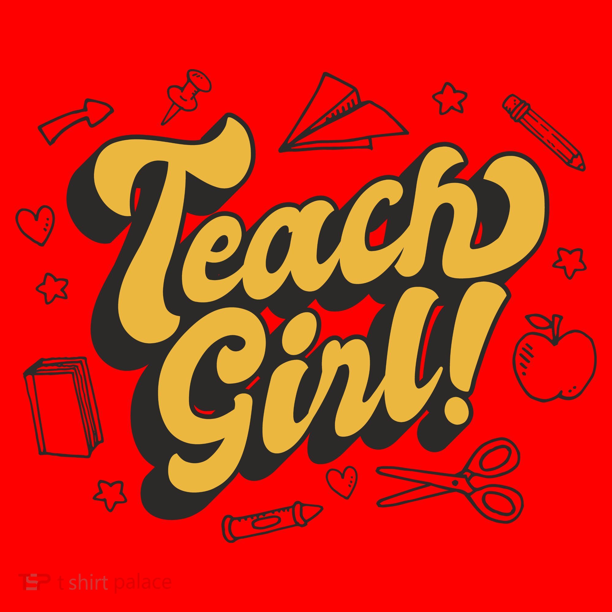 Teach Girl Retro Cute Gift For Teacher Santa Hat