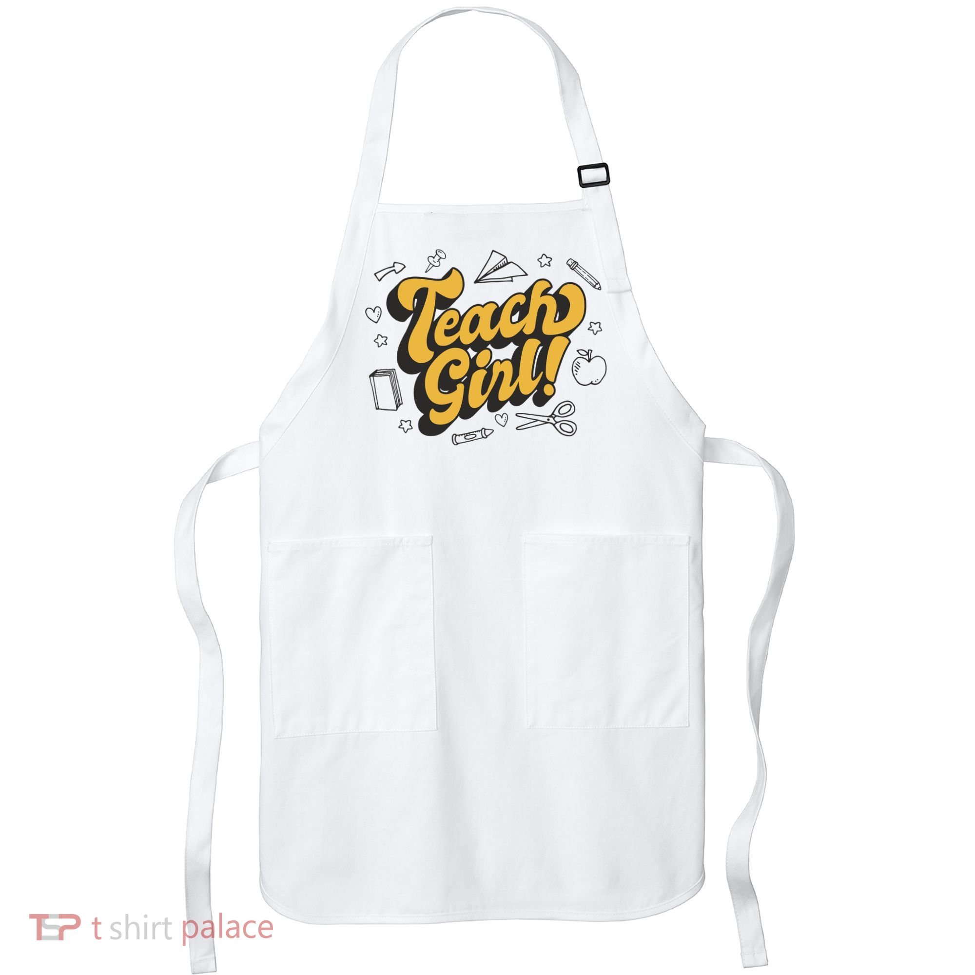 Teach Girl Retro Cute Gift For Teacher Apron
