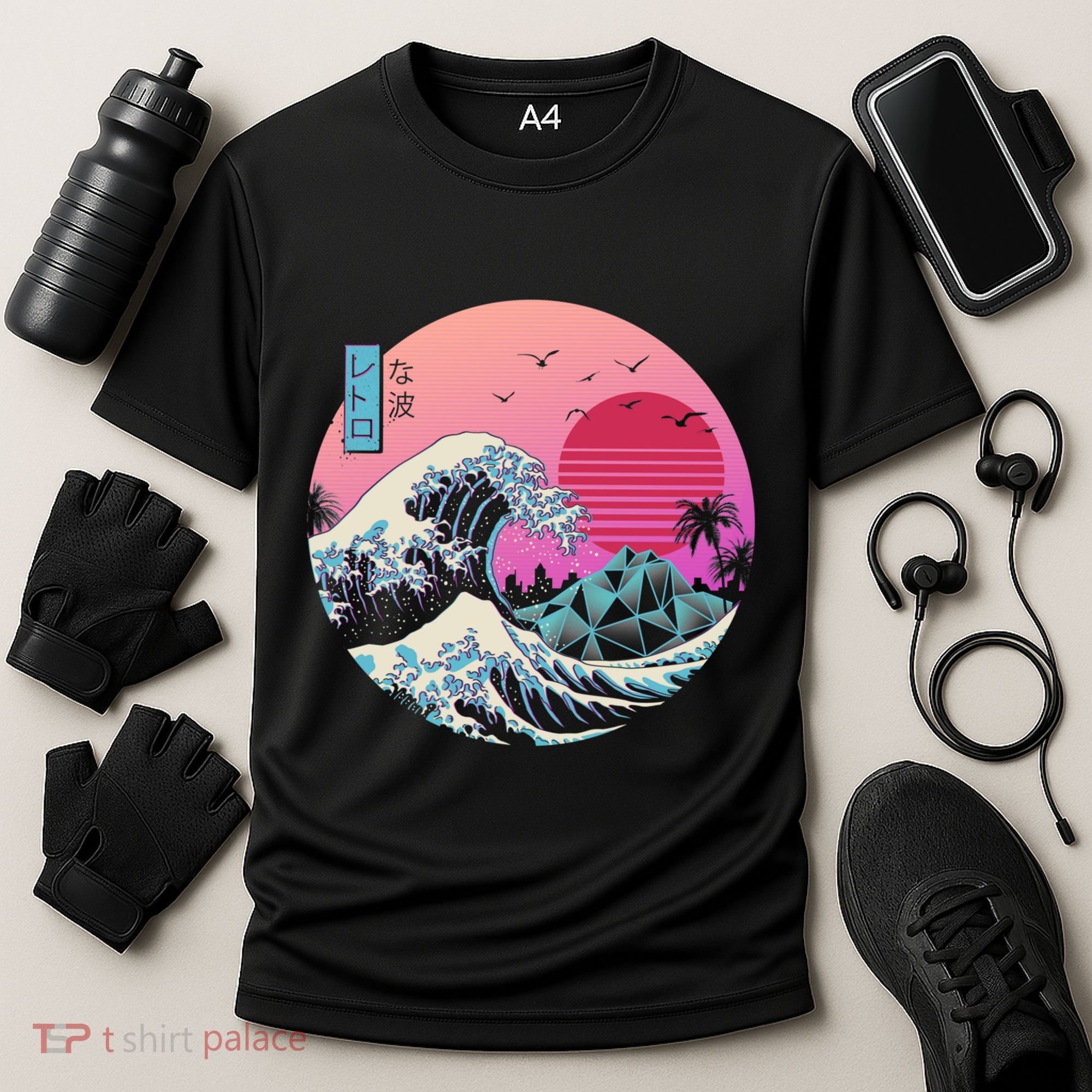 The Great Retro Wave Cooling Performance Crew T-Shirt