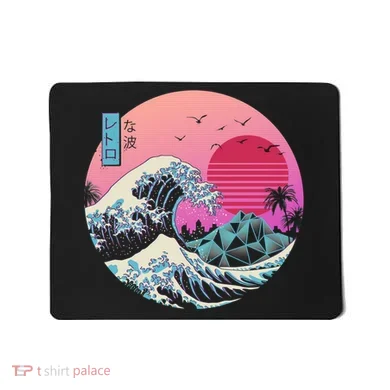 The Great Retro Wave Mousepad