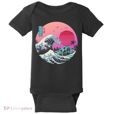 The Great Retro Wave Baby Bodysuit