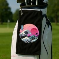 The Great Retro Wave Golf Towel thumb 2