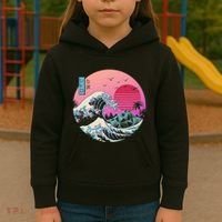 The Great Retro Wave Kids Hoodie thumb 3