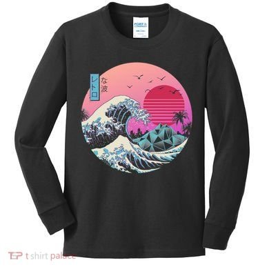 The Great Retro Wave Kids Long Sleeve Shirt