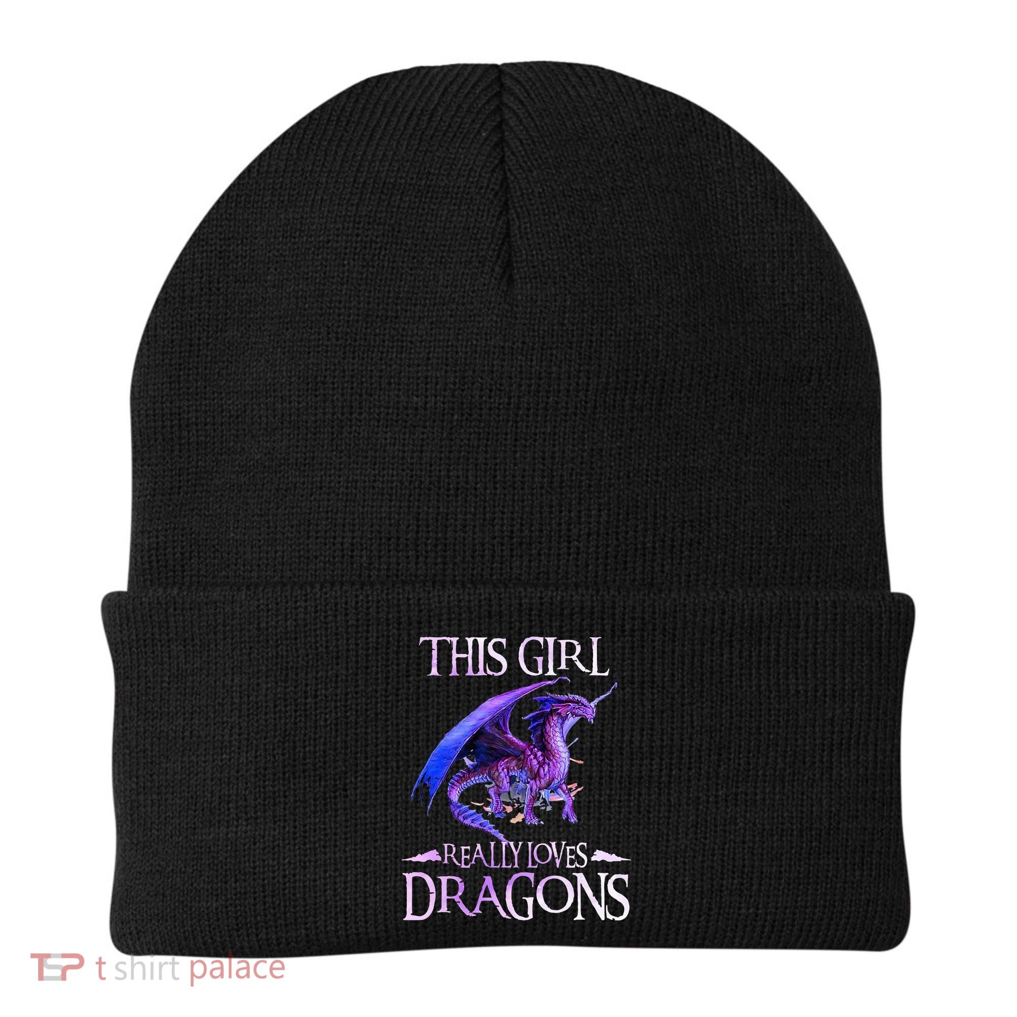 This Girl Really Loves Dragons Dragon Lover Beanie