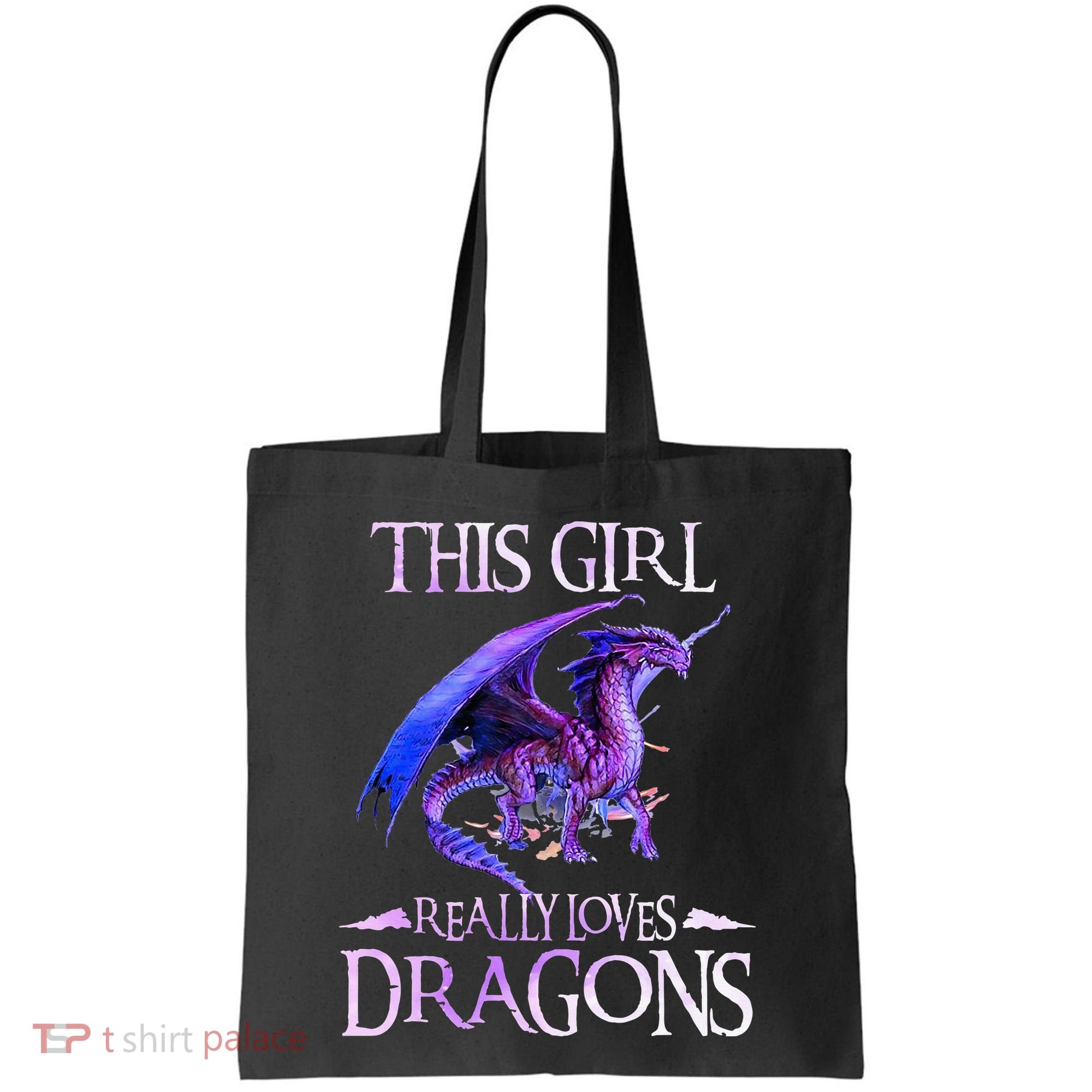 This Girl Really Loves Dragons Dragon Lover Tote Bag
