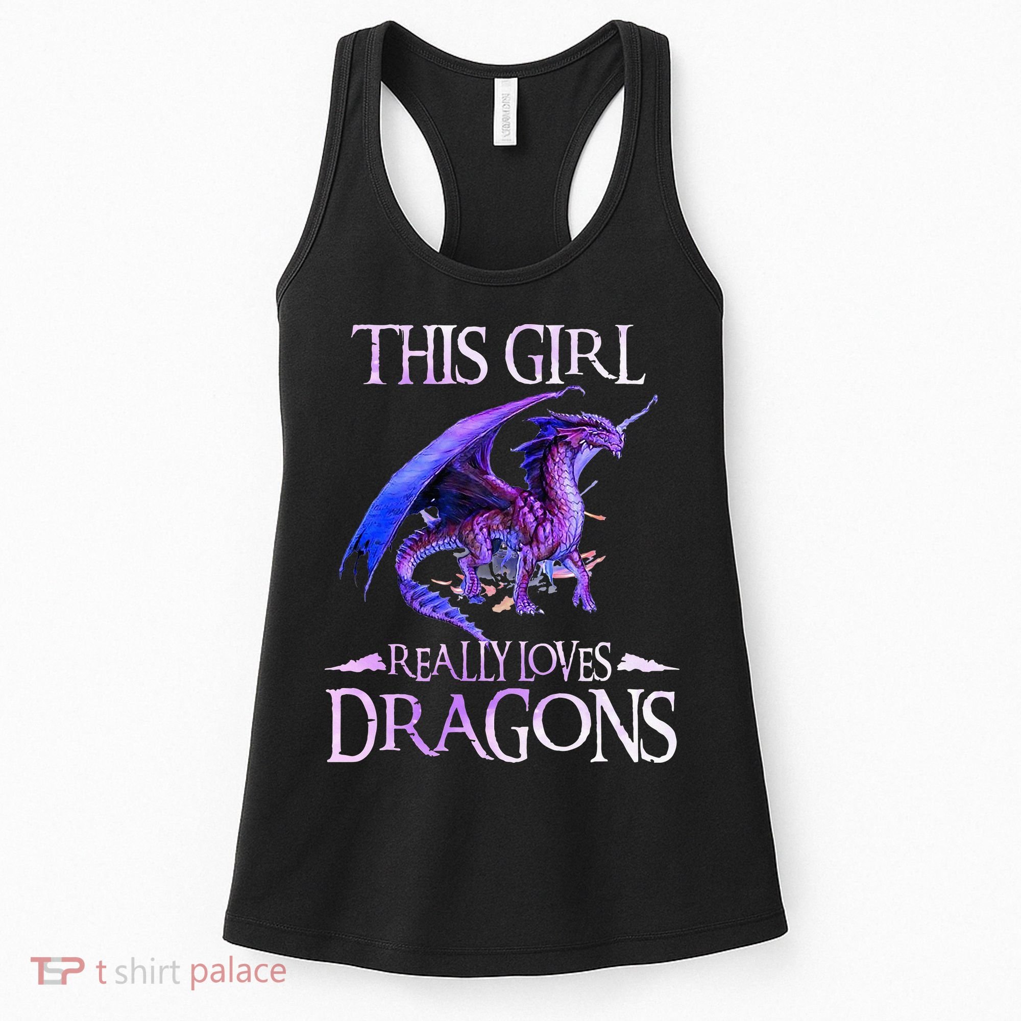 This Girl Really Loves Dragons Dragon Lover Women's Tank Top