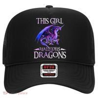 This Girl Really Loves Dragons Dragon Lover Hat thumb 0
