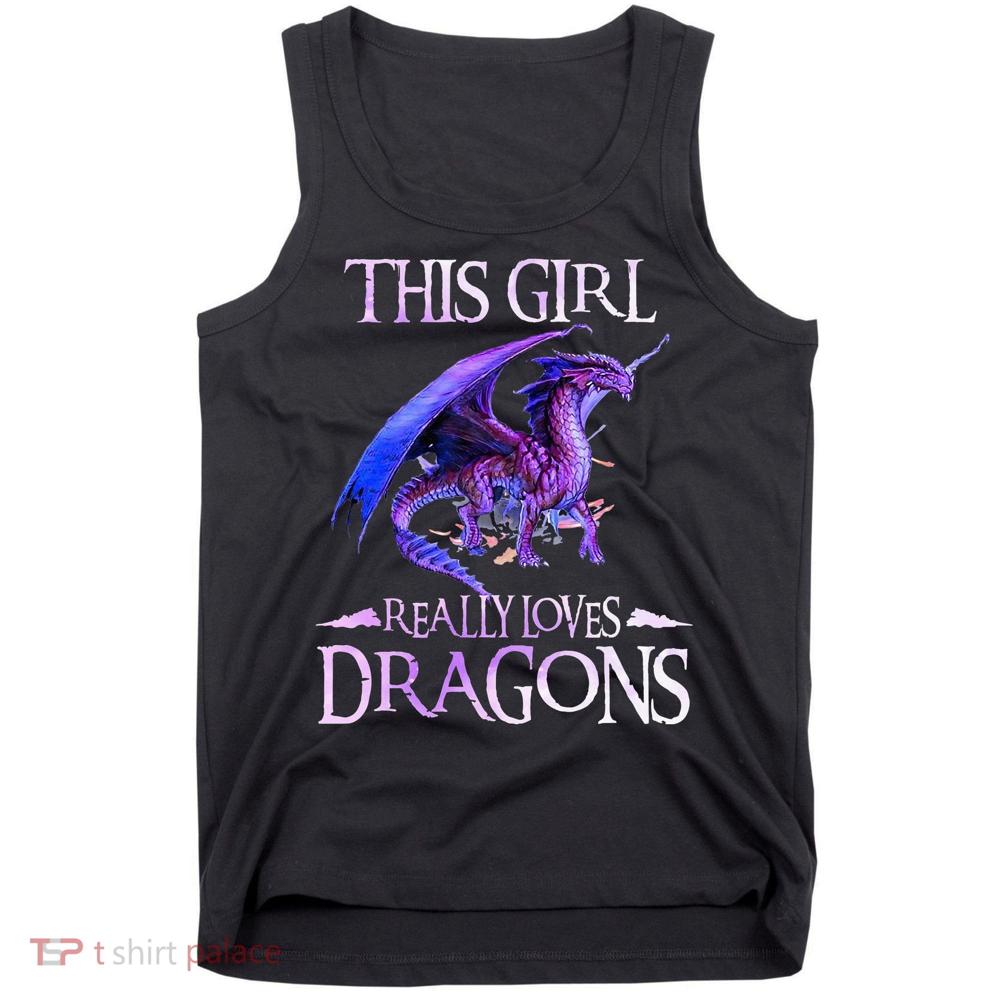 This Girl Really Loves Dragons Dragon Lover Tank Top