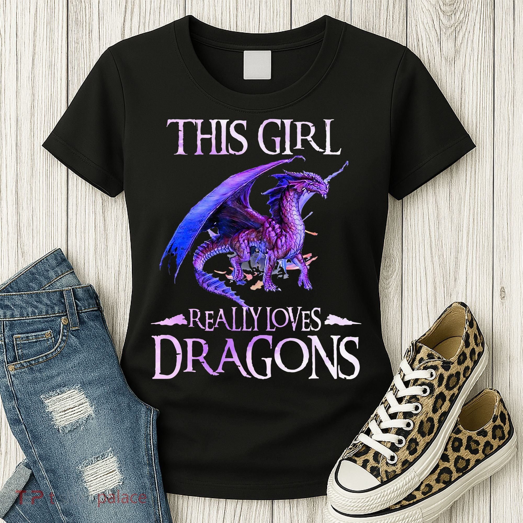 This Girl Really Loves Dragons Dragon Lover Women's T-Shirt