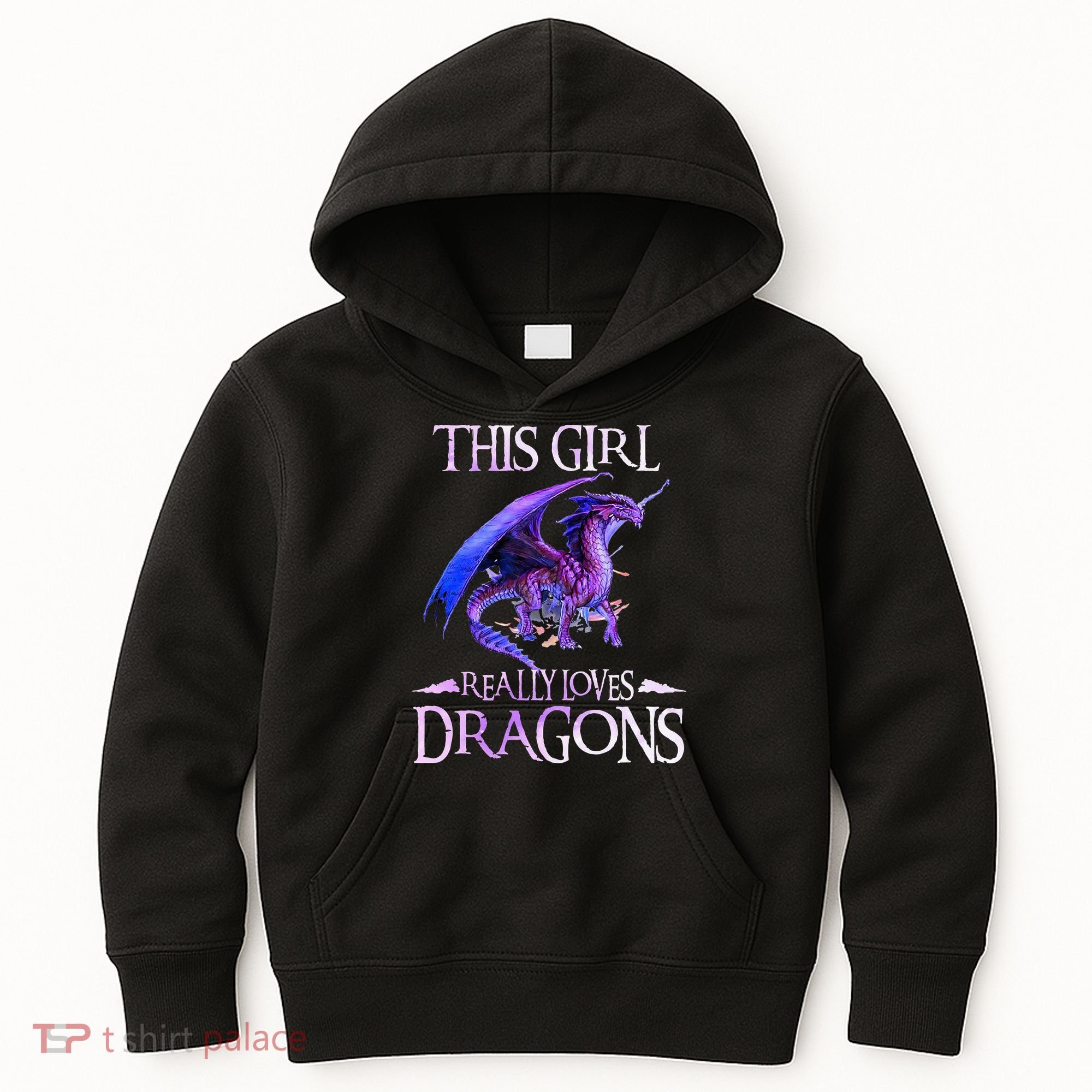 This Girl Really Loves Dragons Dragon Lover Kids Hoodie