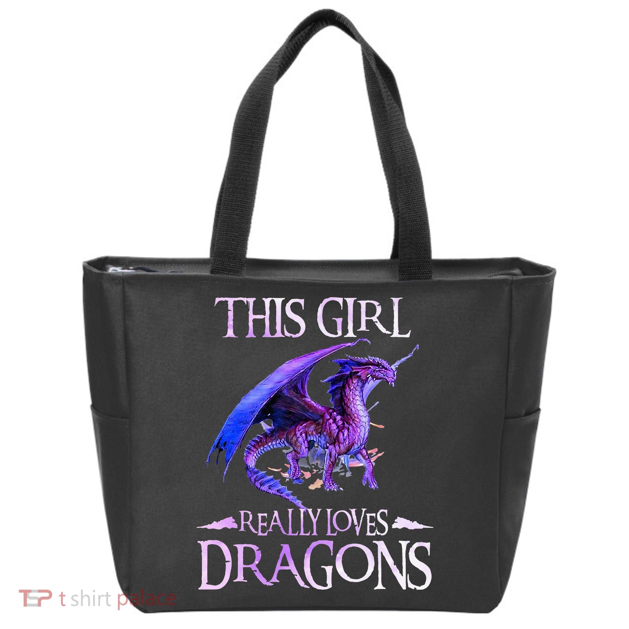 This Girl Really Loves Dragons Dragon Lover Tote Bag