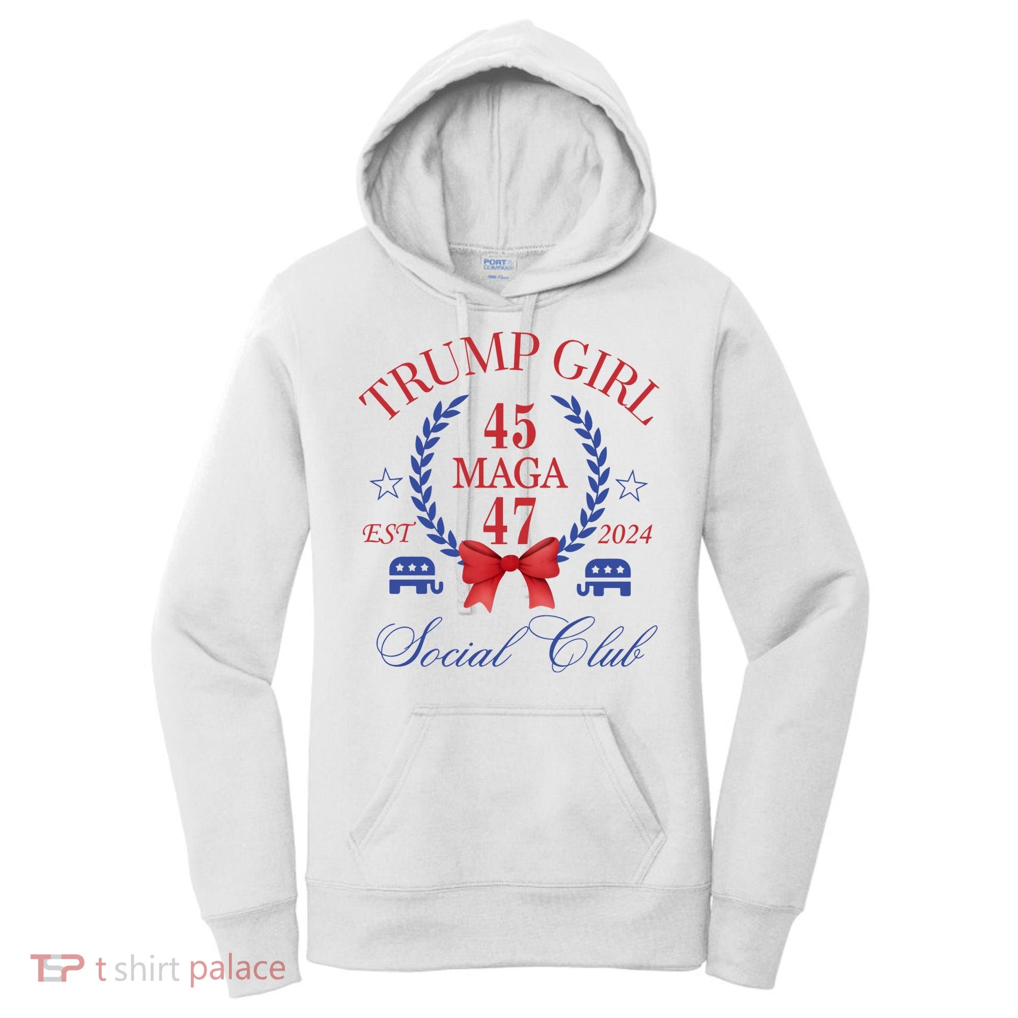Trump Girl Retro Political Taking Back America Women's Hoodie