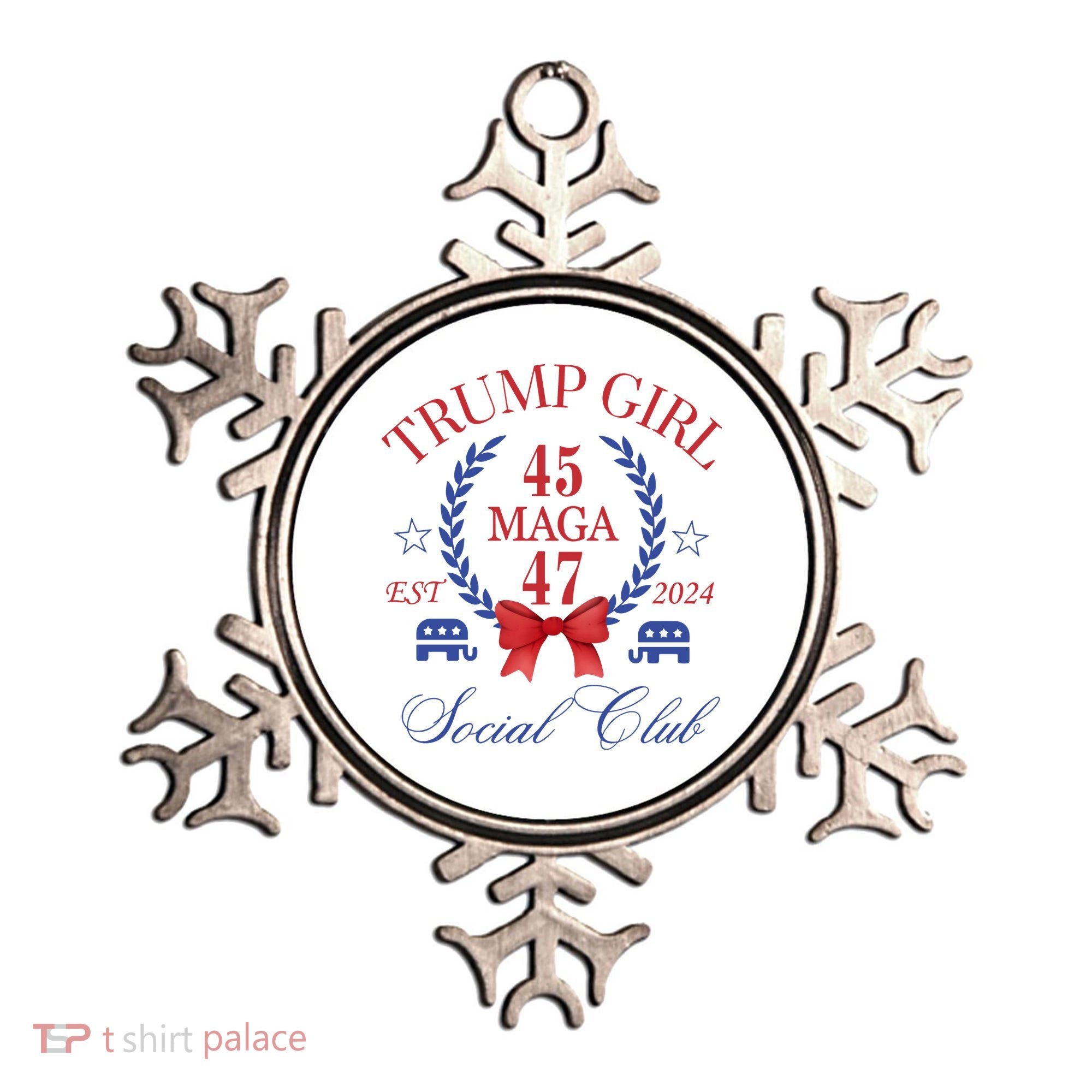 Trump Girl Retro Political Taking Back America Ornament