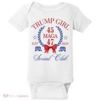 Trump Girl Retro Political Taking Back America Baby Bodysuit thumb 0