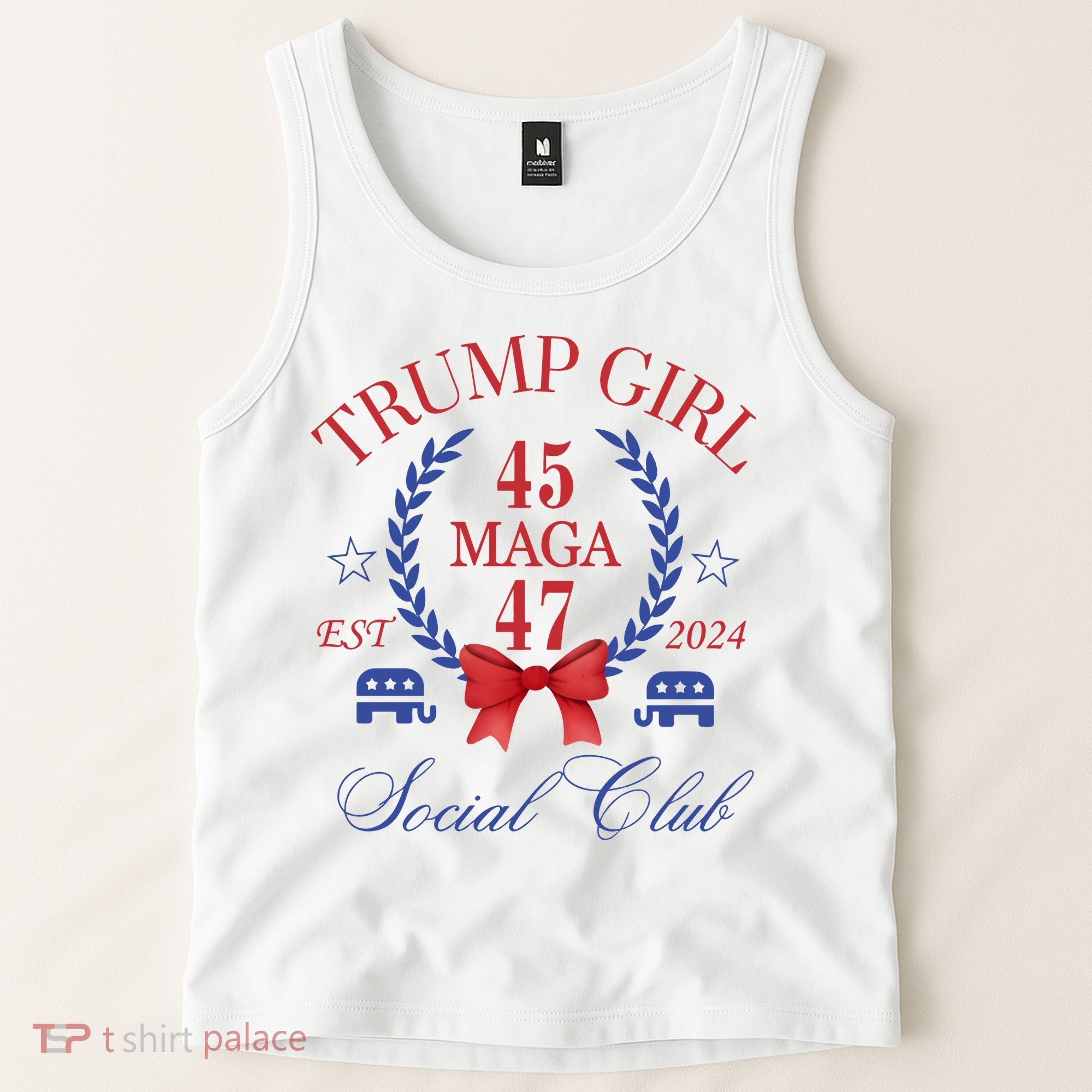 Trump Girl Retro Political Taking Back America Tank Top