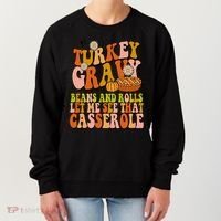 Turkey Gravy Retro Groovy Thanksgiving Food Women's Sweatshirt thumb 0