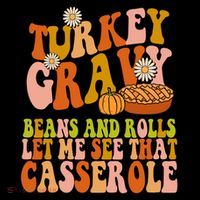 Turkey Gravy Retro Groovy Thanksgiving Food Coffee Mug thumb 5