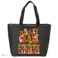 Turkey Gravy Retro Groovy Thanksgiving Food Tote Bag thumb 0