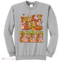 Turkey Gravy Retro Groovy Thanksgiving Food Sweatshirt thumb 0