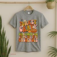 Turkey Gravy Retro Groovy Thanksgiving Food T-Shirt thumb 2