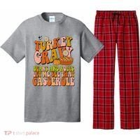 Turkey Gravy Retro Groovy Thanksgiving Food Pajama Set thumb 0