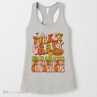 Turkey Gravy Retro Groovy Thanksgiving Food Women's Tank Top thumb 0