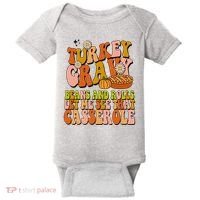 Turkey Gravy Retro Groovy Thanksgiving Food Baby Bodysuit thumb 0