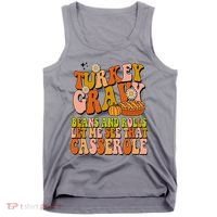 Turkey Gravy Retro Groovy Thanksgiving Food Tank Top thumb 0