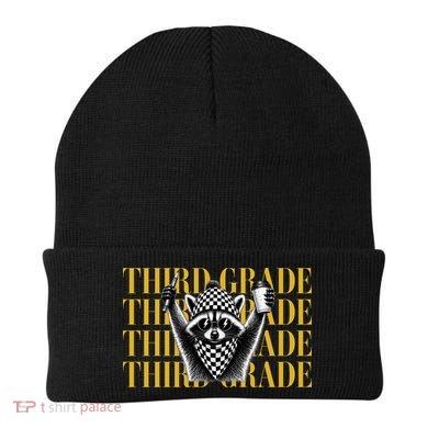 Third Grade Raccoon Back To School Beanie