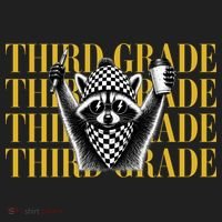Third Grade Raccoon Back To School Beanie thumb 2