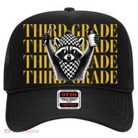 Third Grade Raccoon Back To School Hat thumb 0