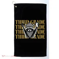 Third Grade Raccoon Back To School Golf Towel thumb 0