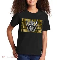 Third Grade Raccoon Back To School Kids T-Shirt thumb 2