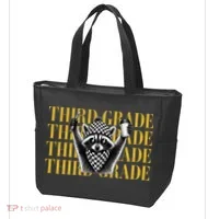 Third Grade Raccoon Back To School Tote Bag thumb 3
