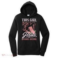 This Girl Runs On Jesus And Barrel Racing For A Barrel Racer Women's Hoodie thumb 0