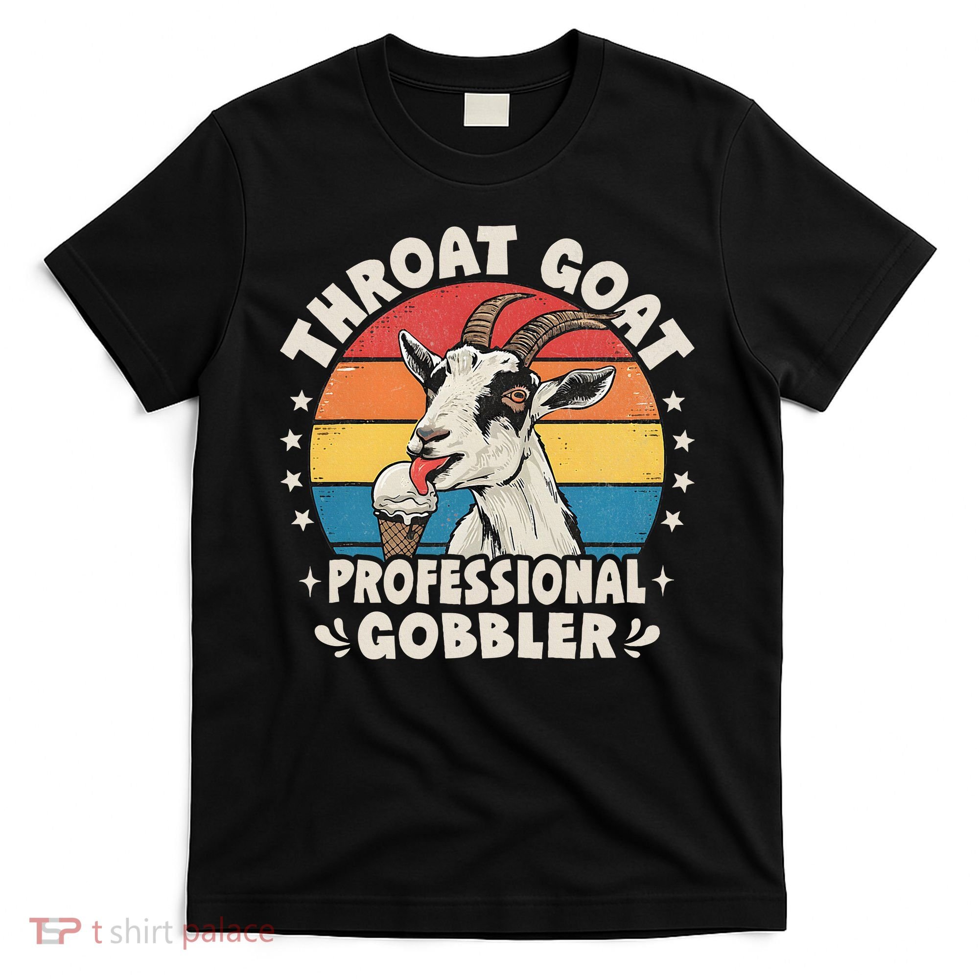 Throat Goat Retro Inappropriate Adult Humor Funny Gag Memes T-Shirt