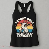 Throat Goat Retro Inappropriate Adult Humor Funny Gag Memes Women's Tank Top thumb 3