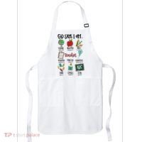 Teacher God Says I Am Teacher Bible Verse Apron thumb 0