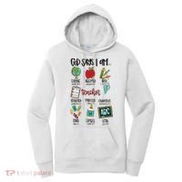 Teacher God Says I Am Teacher Bible Verse Women's Hoodie thumb 0