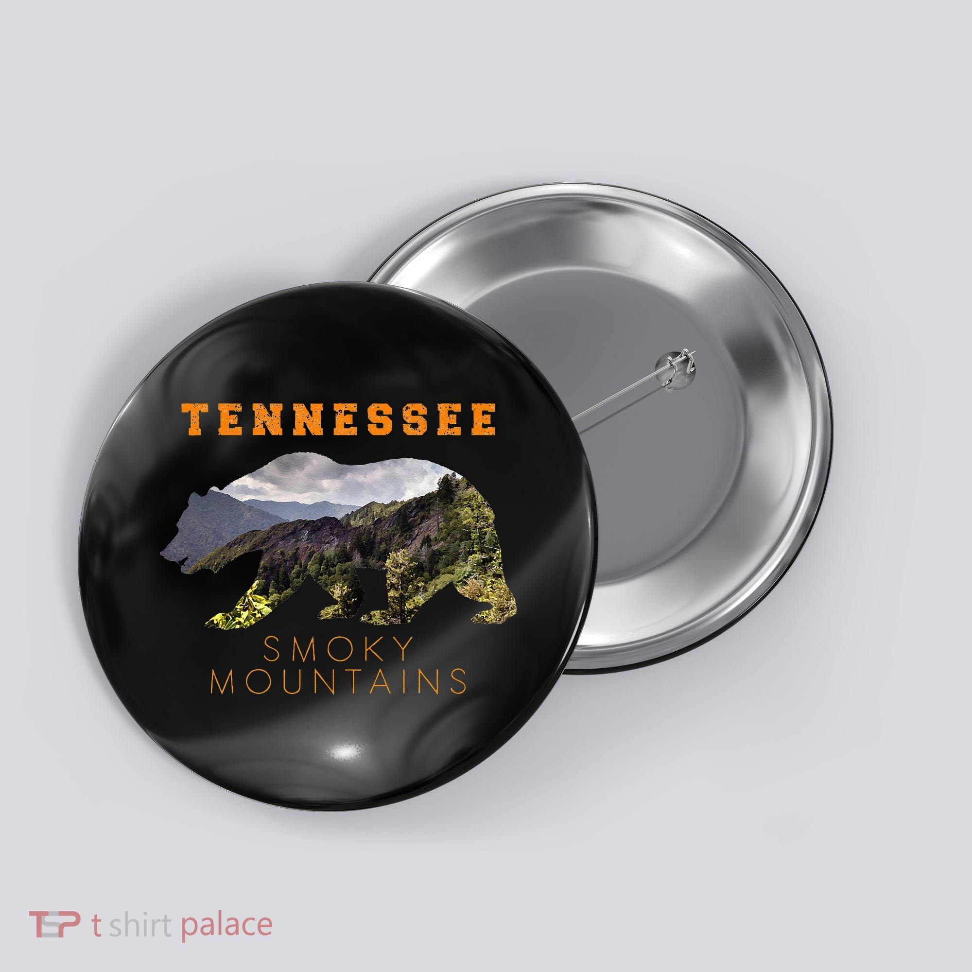 Tennessee Great Smoky Mountains Button